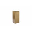 Pemberly Row Contemporary Metal Pedestal Set in Brushed Brass