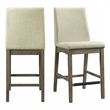 Pemberly Row Modern / Contemporary Counter Side Chair in Gray