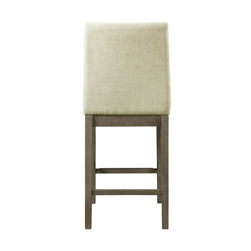 Pemberly Row Modern / Contemporary Counter Side Chair in Gray