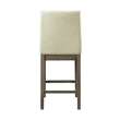 Pemberly Row Modern / Contemporary Counter Side Chair in Gray
