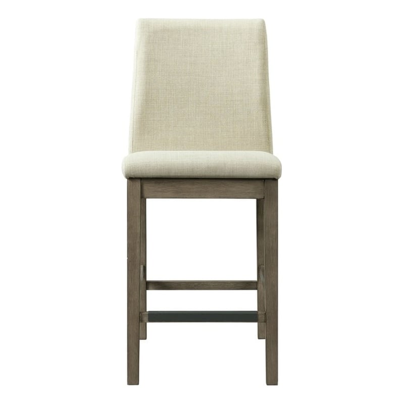 Pemberly Row Modern / Contemporary Counter Side Chair in Gray