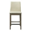 Pemberly Row Modern / Contemporary Counter Side Chair in Gray