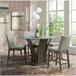 Pemberly Row Modern / Contemporary Counter Side Chair in Gray