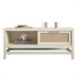 Pemberly Row Modern / Contemporary Coffee Table in Ivory Oak