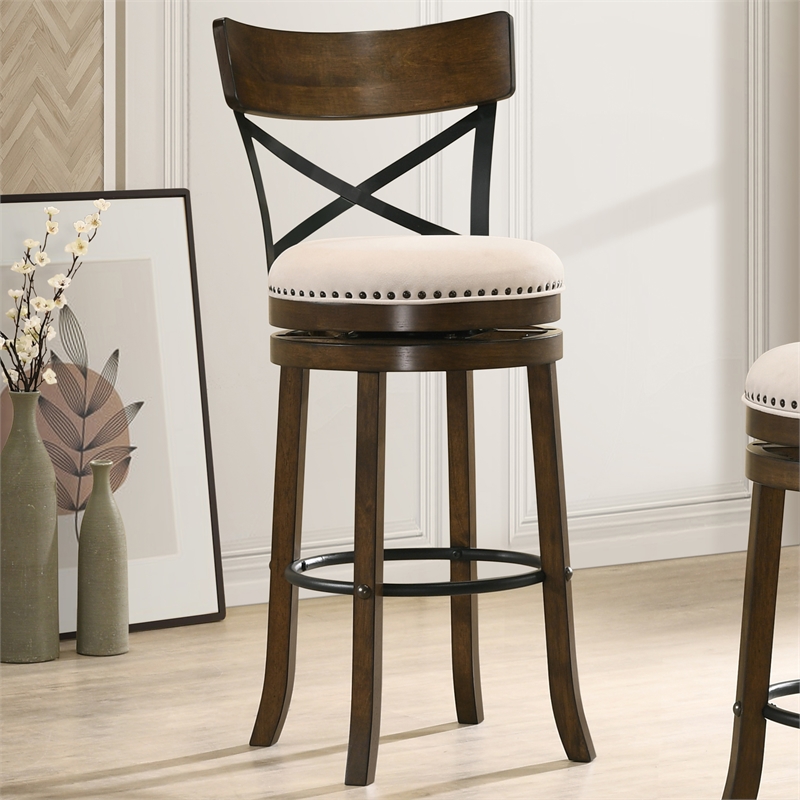 Pemberly Row Wood Swivel 29