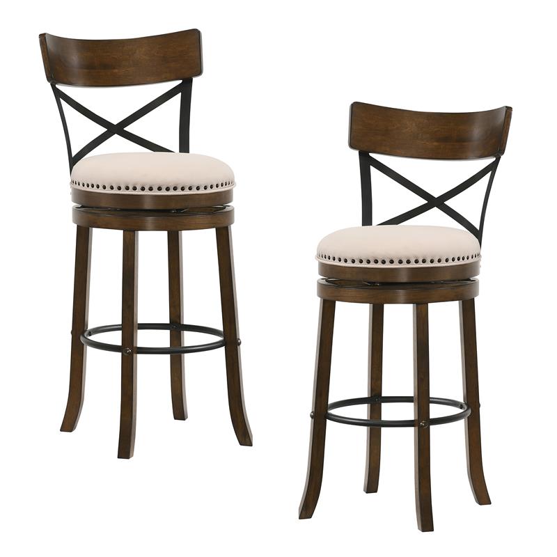 Pemberly Row Wood Swivel 29