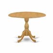 Pemberly Row Modern 5-piece Traditional Wood Dining Set in Oak