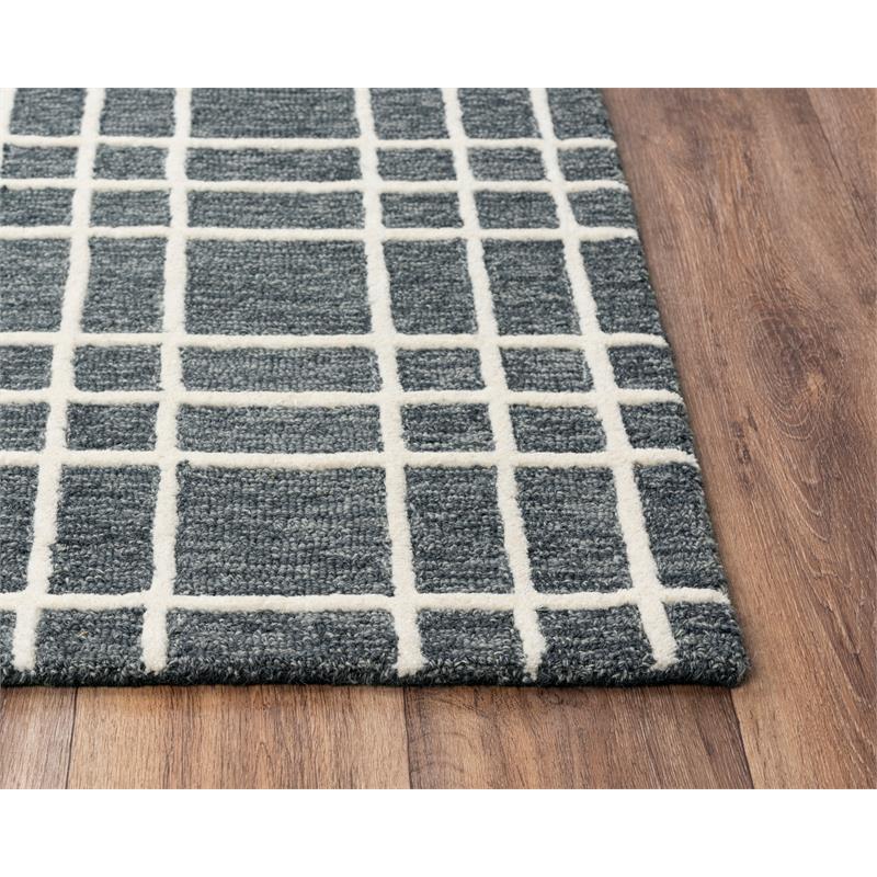 Pemberly Row Contemporary Lofton Gray 5'X7'6