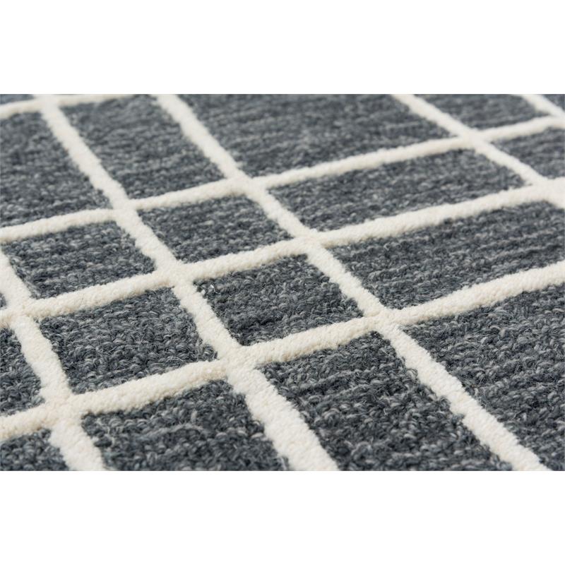 Pemberly Row Contemporary Lofton Gray 5'X7'6