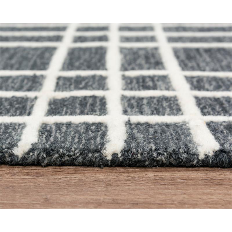 Pemberly Row Contemporary Lofton Gray 5'X7'6