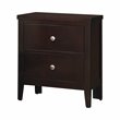 Pemberly Row 4-piece California King Wood Bedroom Set Cappuccino and Black