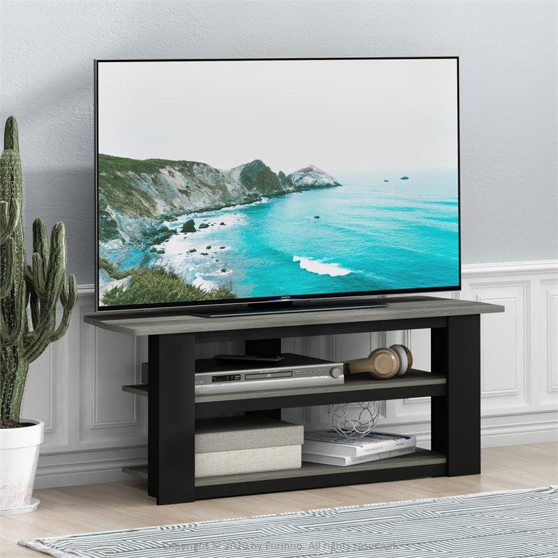Pemberly Row Wood TV Entertainment Center for TV up to 48
