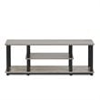 Pemberly Row Turn-N-Tube Wood Entertainment TV Stand for TV up to 50