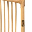 Pemberly Row Modern Brown Rattan Queen Size Wall-mount Headboard
