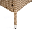 Pemberly Row 3-Piece Bistro Set in Natural PE Wicker / Rattan