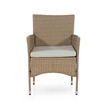 Pemberly Row 3-Piece Bistro Set in Natural PE Wicker / Rattan