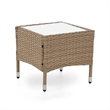 Pemberly Row 3-Piece Bistro Set in Natural PE Wicker / Rattan