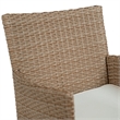 Pemberly Row 3-Piece Bistro Set in Natural PE Wicker / Rattan
