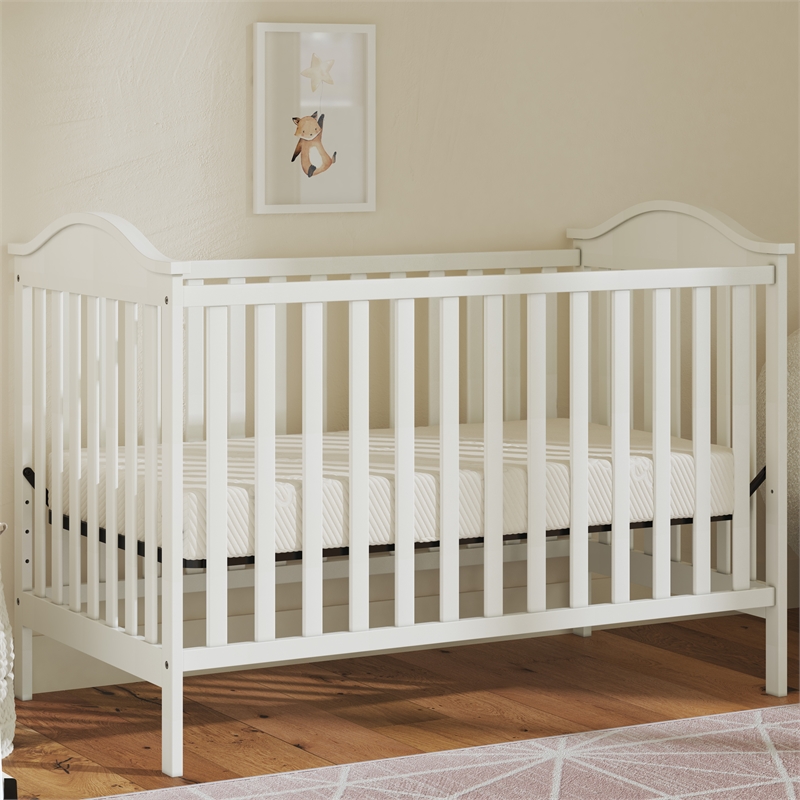 Pemberly Row Modern Standard Firm Baby Crib & Toddler Bed Mattress