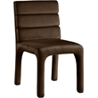 Pemberly Row Modern / Contemporary Brown Velvet Dining Chair