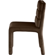 Pemberly Row Modern / Contemporary Brown Velvet Dining Chair