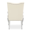 Pemberly Row Modern Tufted Leather Desk Chair - Creamy Pearl