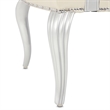Pemberly Row Modern Tufted Leather Desk Chair - Creamy Pearl