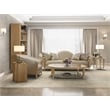 Pemberly Row Modern / Contemporary Matching Chair - Pearl/Caramel