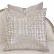 Pemberly Row Modern / Contemporary Loveseat - Cloud White/Chardonnay