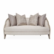 Pemberly Row Modern / Contemporary Loveseat - Cloud White/Chardonnay