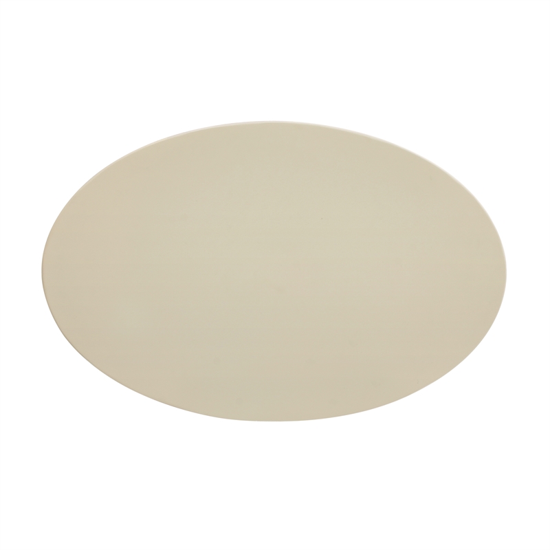 Pemberly Row Modern / Contemporary Eggnog Cream Iron Side Table