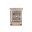 Pemberly Row Modern 1-door Solid Wood Nightstand (Right) in White
