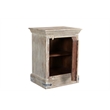 Pemberly Row Modern 1-door Solid Wood Nightstand (Right) in White