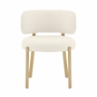 Pemberly Row Modern / Contemporary Cream Boucle Dining Chair
