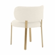 Pemberly Row Modern / Contemporary Cream Boucle Dining Chair