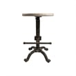 Pemberly Row Adjustable Stool in Natural Driftwood/Aged Iron