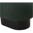 Pemberly Row Modern / Contemporary Green Boucle Fabric Bench