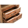 Pemberly Row 2-drawer Live Edge Solid Wood Nightstand in Brown