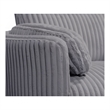 Pemberly Row Contemporary Fabric Swivel Glider Recliner in Gray