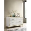 Pemberly Row 6-drawer Rectangular Wood Bedroom Dresser White