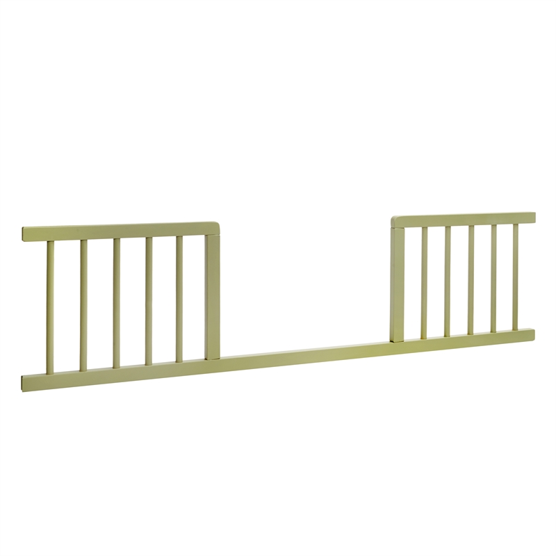 Pemberly Row Modern 3-in-1 Convertible Crib in & Natural Wood