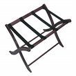 Pemberly Row Transitional Solid Wood Luggage Rack in Espresso