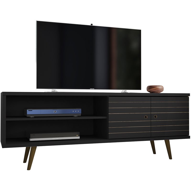 Pemberly Row Modern Wood TV Stand for TVs up to 60