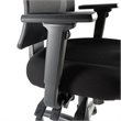 Pemberly Row High Back Contemporary Fabric Executive Office Chair in Black