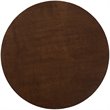 Pemberly Row Contemporary Wood Round Dining Table in Mahogany