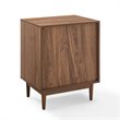Pemberly Row 1 Particle Board Wood Drawer End Table in Walnut