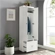 Pemberly Row Contemporary Wood Convertible Pantry Closet in White