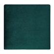 Pemberly Row Down Filled Overstuffed Performance Velvet Ottoman in Green