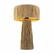 Pemberly Row Contemporary Transitional Natural Finish Table Lamp