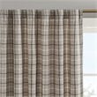 Pemberly Row Polyester Jacquard Panel with Fleece Lining in Brown